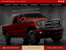 Tablet Screenshot of corkyscarsinc.com